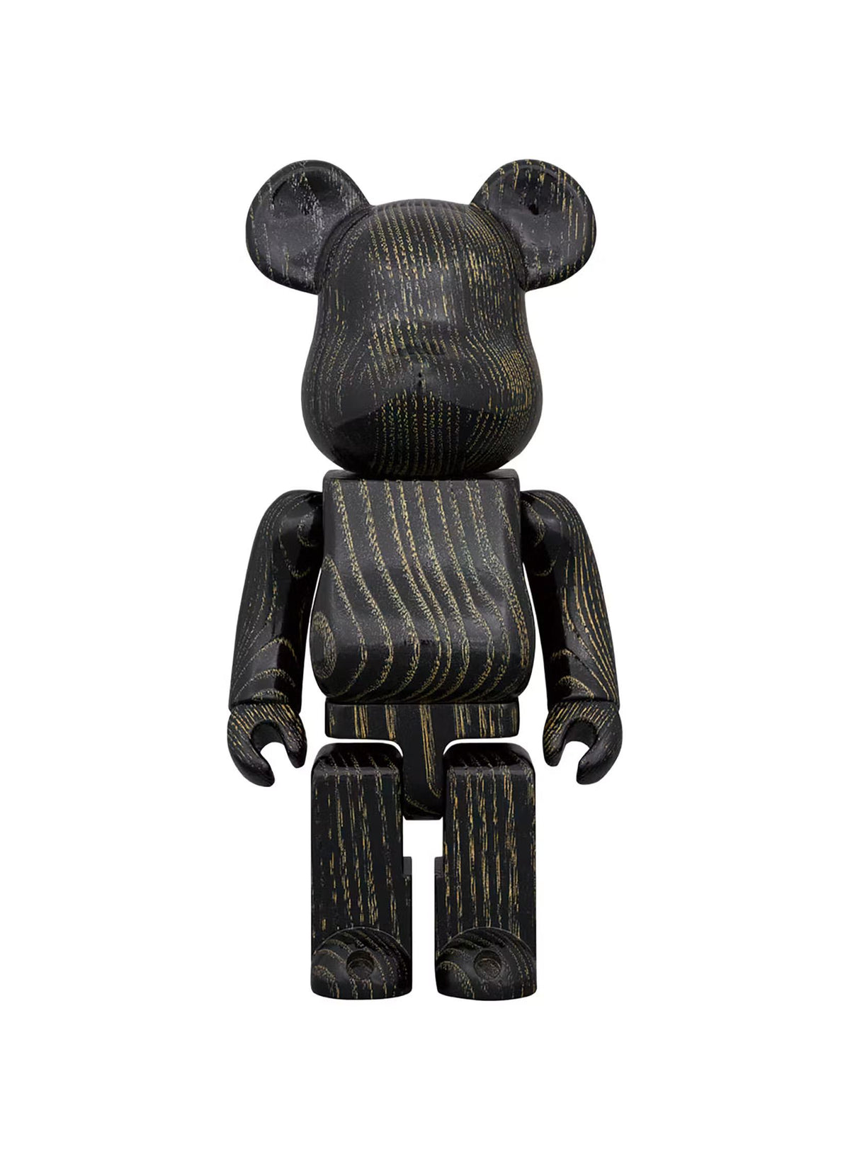 BE@RBRICK Karimoku Ukizukuri Black/Gold 400% [50% deposit required]