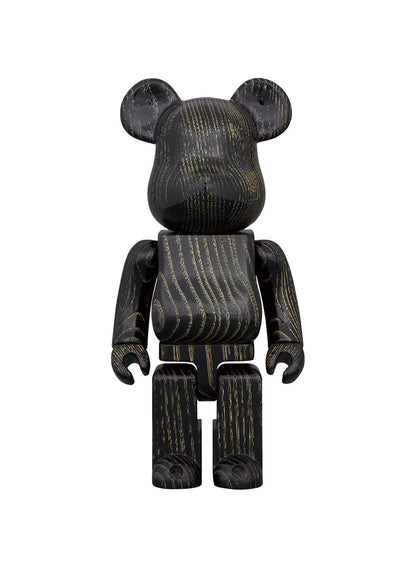 BE@RBRICK Karimoku Ukizukuri Black/Gold 400% [50% deposit required]