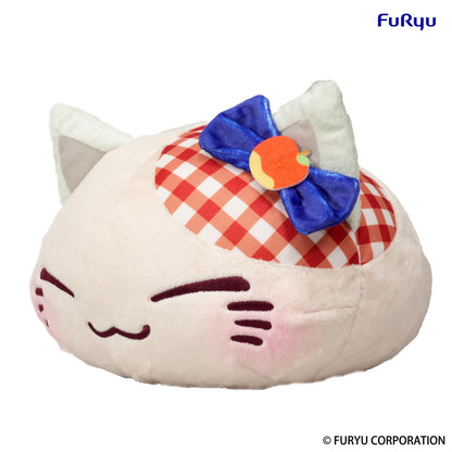 Nemuneko Cat Fruit Big Plush Toy -Apple-