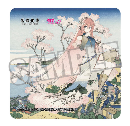 Hokusai Katsushika x Hatsune Miku Rella Sticker Megurine Luka Mt. Fuji from Gotenyama Hill in Shinagawa on the Tokaido