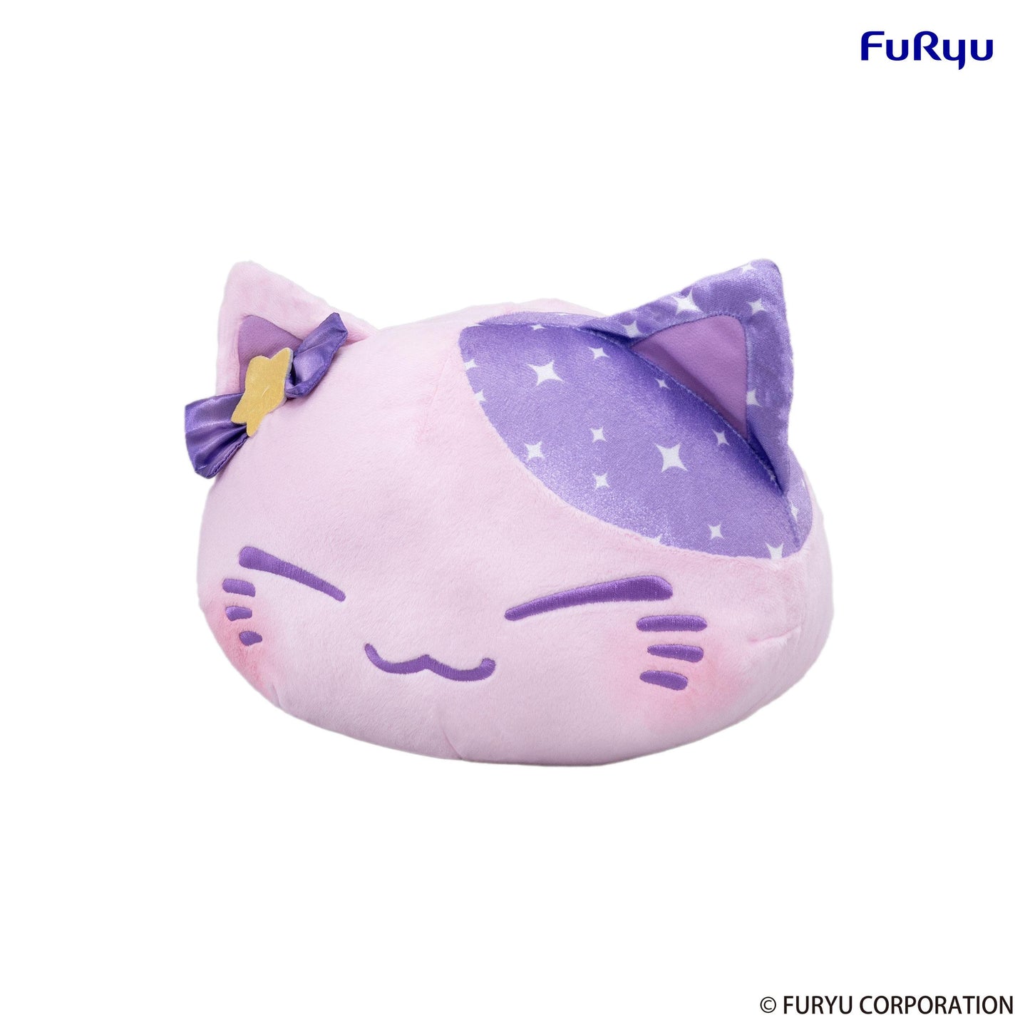 Nemuneko Cat Nemuneko Cat Big Plush Toy -Purple-