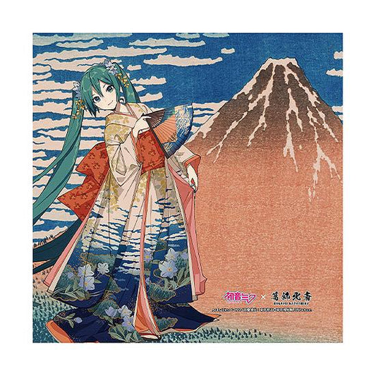 Hokusai Katsushika x Hatsune Miku by iXima Hand Towel Fine Wind, Clear Morning (Rerun)