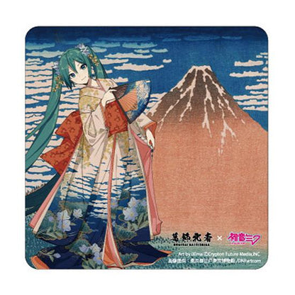 KATSUSHIKA HOKUSAI x HATUNE MIKU Car Magnet Thirty-six Views of Mount Fuji Fine Wind, Clear Morning