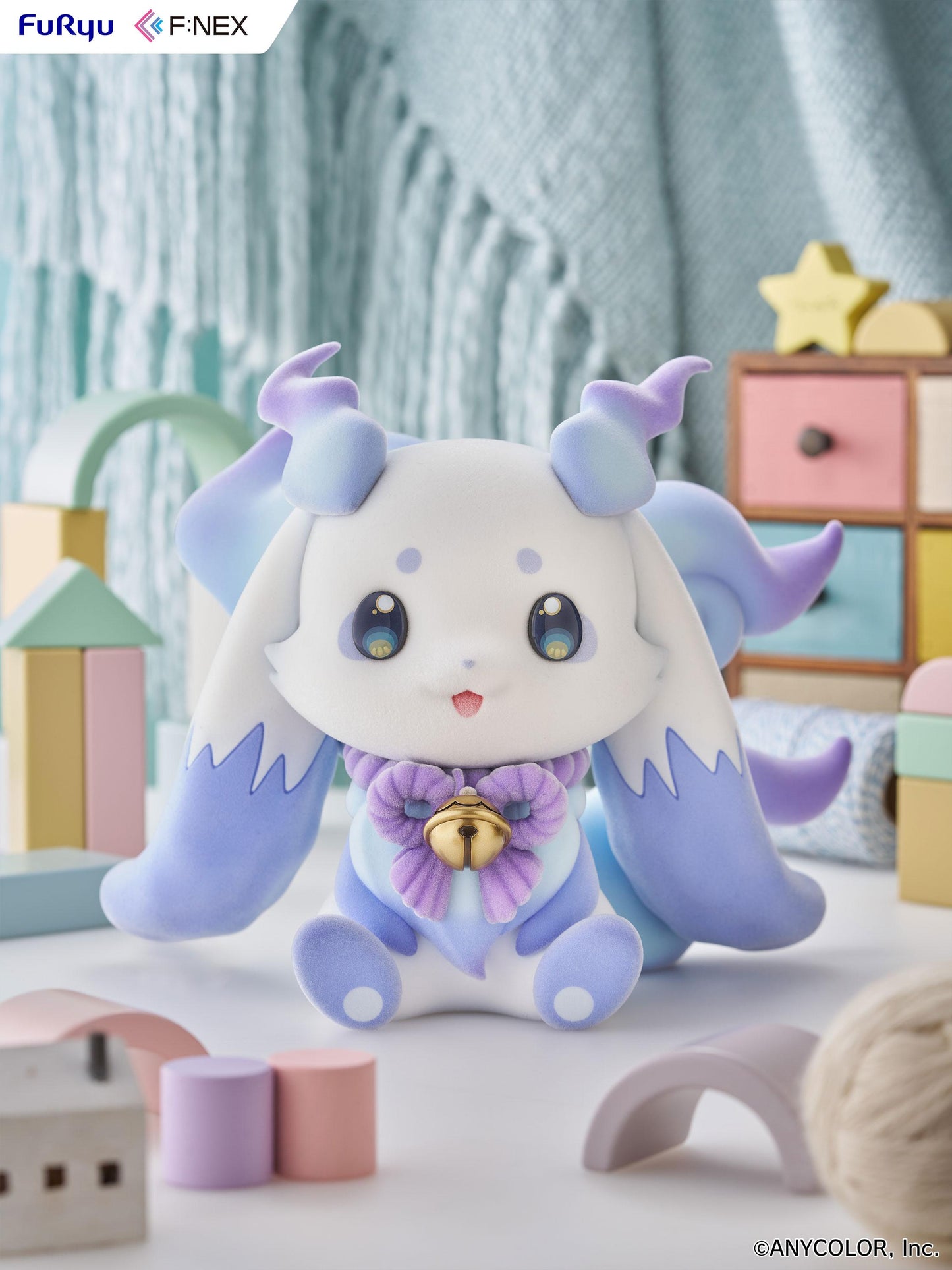 NIJISANJI Lunlun 1/2 Scale Flocky Soft Vinyl Figure
