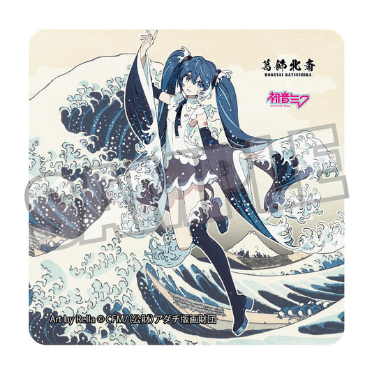 Hokusai Katsushika x Hatsune Miku Rella Sticker Hatsune Miku The Great Wave off Kanagawa