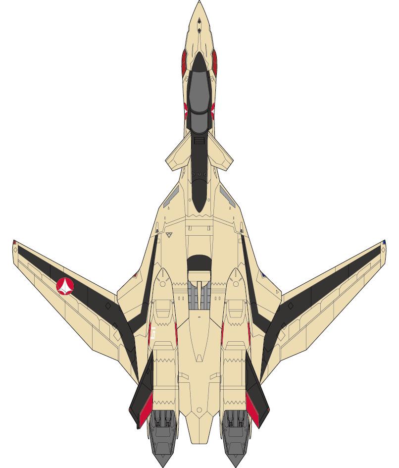 Macross Variable Fighter Pins 2 Macross Plus YF-19 (Isamu Dyson Use)