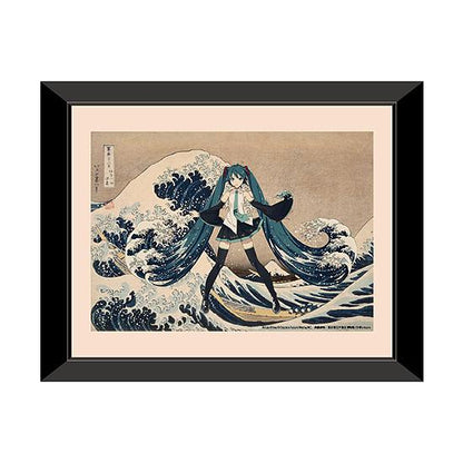KATSUSHIKA HOKUSAI x HATUNE MIKU Duplicate Key Frames: Thirty-six Views of Mount Fuji The Great Wave off Kanagawa