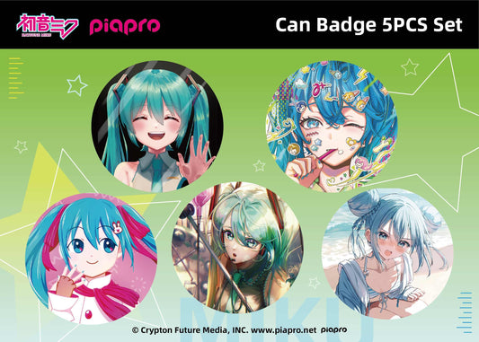 Can Badge 5PCS Setpiapro - Hatsune Miku C