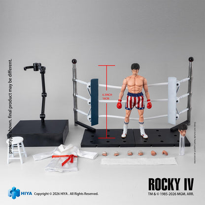 HIYA Exquisite Super Series 1/12 Scale 6.3 Inch Rocky IV Rocky Boxer Version Action Figure