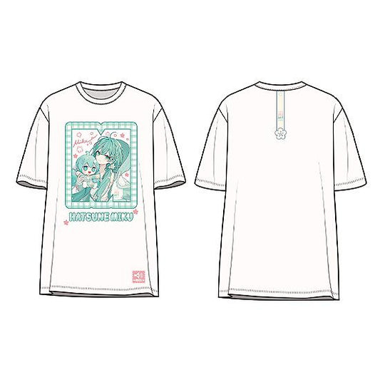 Character Vocal Series 01: Hatsune Miku Hatsune Miku Miku Hug Series T-Shirt: Flower Ver.