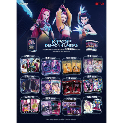(Blind Box) KPOP demon hunter collectible trading cards energy edition 01