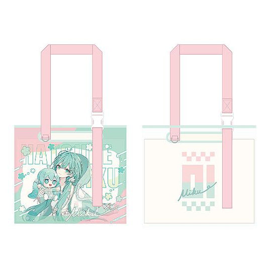 Character Vocal Series 01: Hatsune Miku Hatsune Miku Miku Hug Series Clear Bag: Flower Ver.