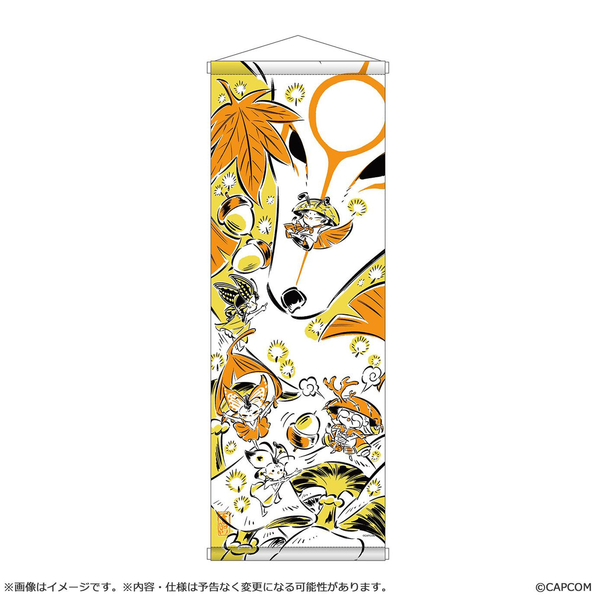 【Okami 20th Anniversary Reprint Art Project】tapestry autumn -From Okami 10th Anniversary artist:Mari Shimazaki-