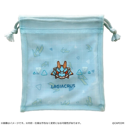 MONSTER HUNTER CHIBI STYLE Mesh Drawstring Pouch: Lagiacrus
