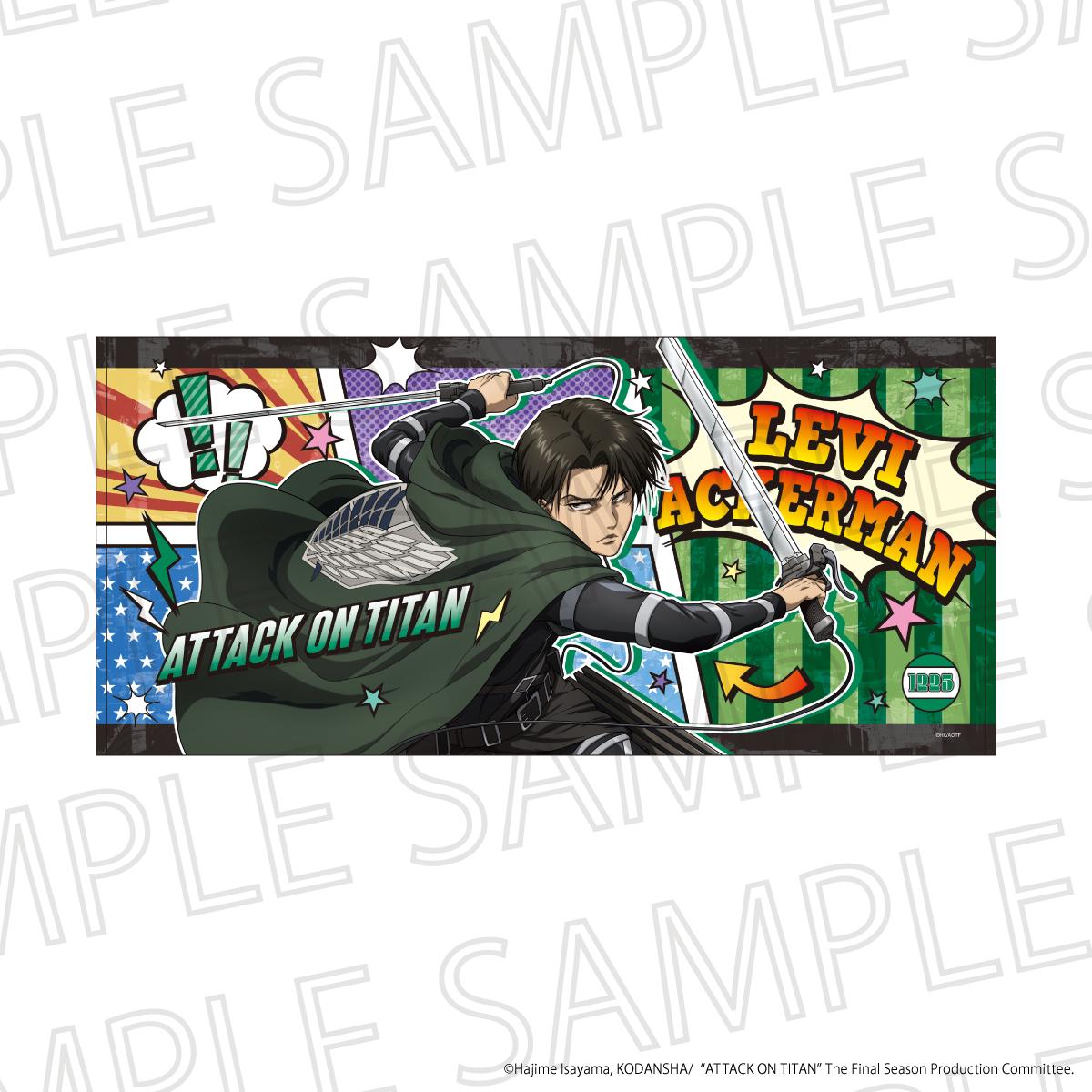 TV Anime "Attack on Titan" The Final SeasonBIG Towel - Levi Ackerman