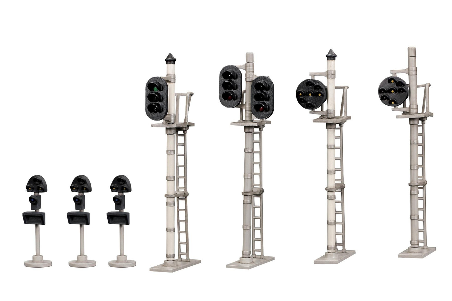 (Model Kits) 1/80 Railway Signal Set Plastic Model (Rerun)