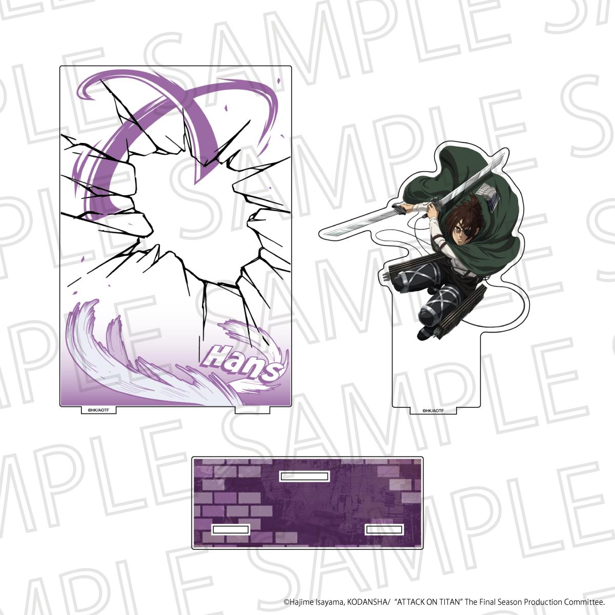 TV Anime "Attack on Titan" The Final SeasonAcrylic Battle Scene Diorama - Hans Zoe