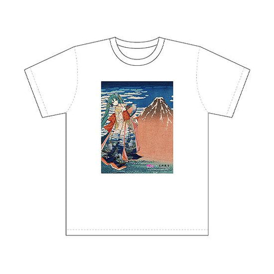 Hokusai Katsushika x Hatsune Miku by iXima T-shirt Fine Wind, Clear Morning (Rerun)