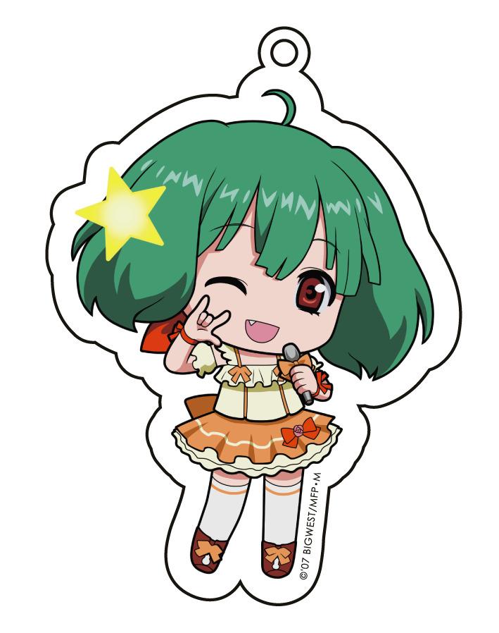 Macross All Star Chibi Acrylic Keychain Macross Frontier : Ranka Lee