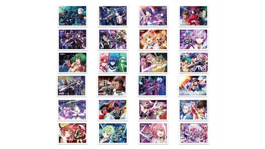 Macross All Star Peel-Off Sticker & Card
