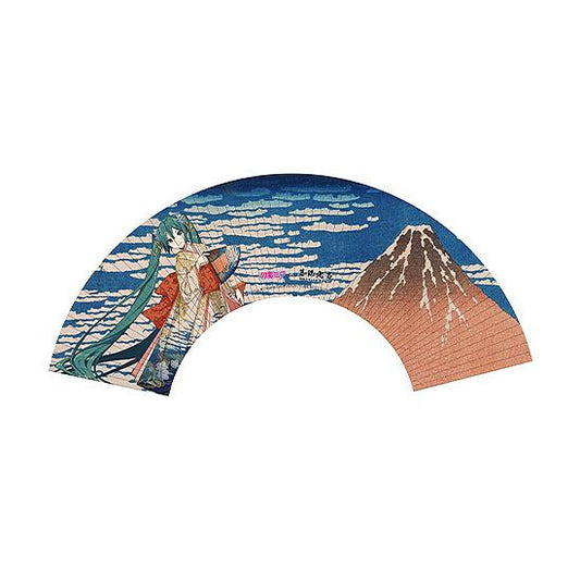 Hokusai Katsushika x Hatsune Miku by iXima Hand Fan Fine Wind, Clear Morning (Rerun)