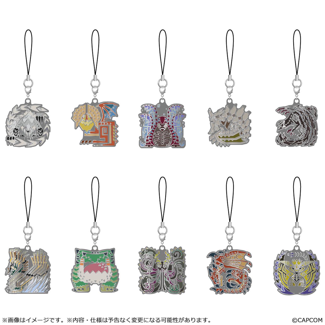 MONSTER HUNTER WILDS Monster Hunter Wilds Monster icon Metal Keychain