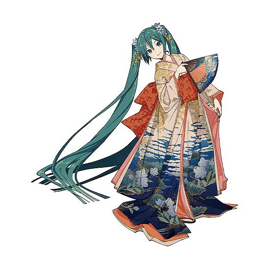 Hatsune Miku x Katsushika Hokusai Plushie Mountain
