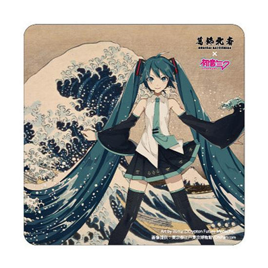 KATSUSHIKA HOKUSAI x HATUNE MIKU Car Magnet Thirty-six Views of Mount Fuji The Great Wave off Kanagawa