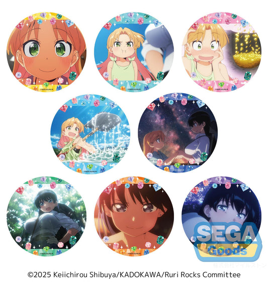 TV Anime Ruri Rocks Sparkling Button Badge (EX)