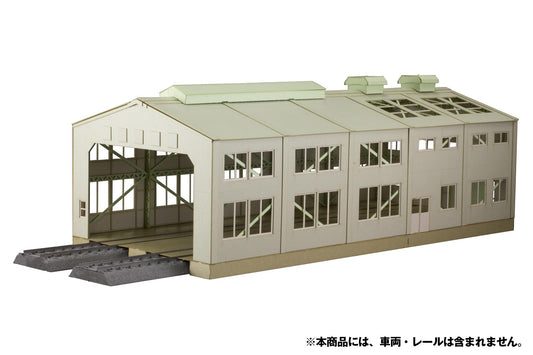 1/80 Scale Paper kit Train depot