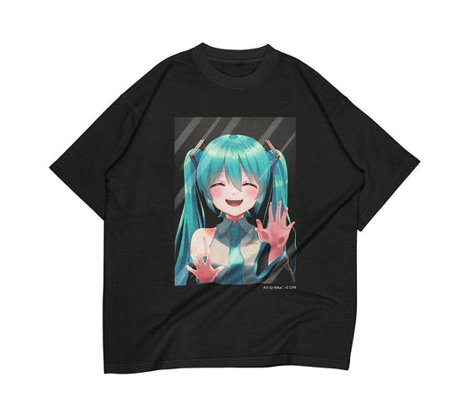 Tshirt piapro - Hatsune Miku Nika◯ / M