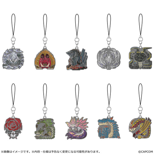 Monster Hunter Wilds Monster icon Metal Keychain Vol. 2