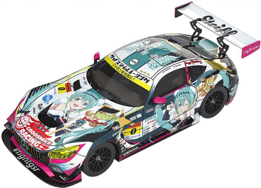 (Model Kits) Hatsune Miku GT Project 1/43rd Scale Good Smile Hatsune Miku AMG: 2018 Final Race Ver. (Rerun)