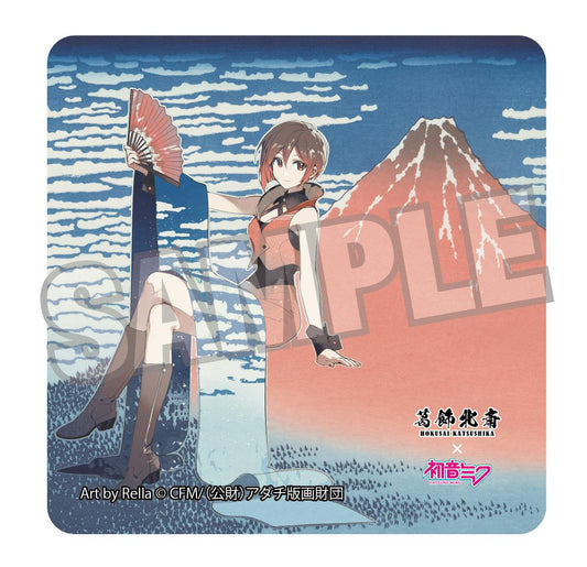 Hokusai Katsushika x Hatsune Miku Rella Sticker MEIKO Fine Wind, Clear Morning