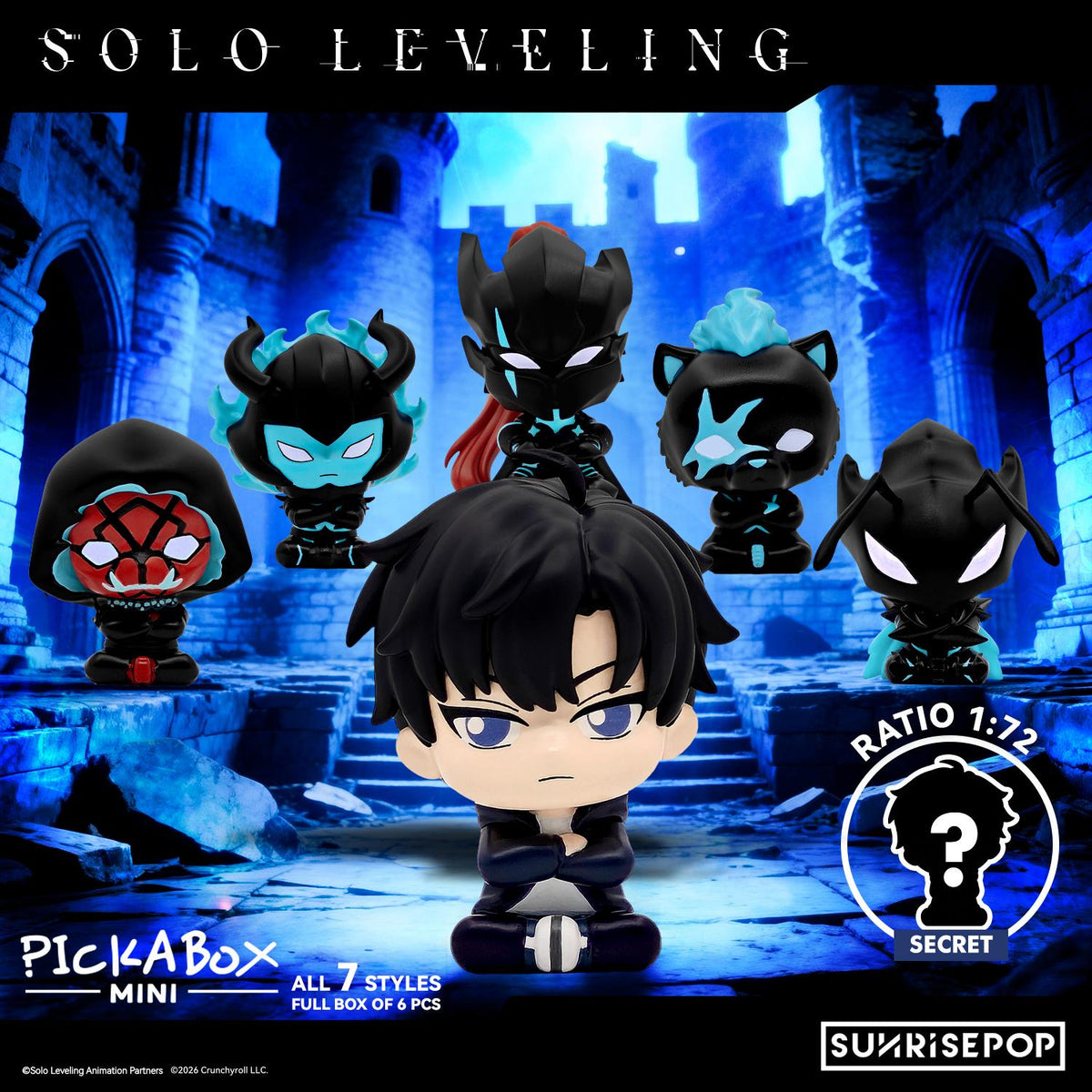 (Blind Box) Solo Leveling - Mini Blind Box Figure - 6+1 Styles(1 Style/Pcs)