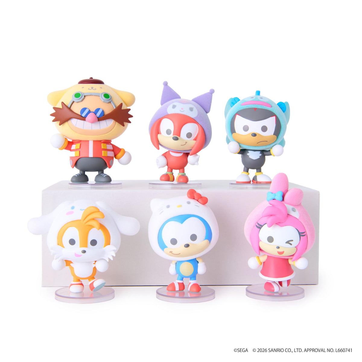 (Blind Box) SONIC&FRIENDS SANRIO FUWA FUWA FIGURE(ENJOY)