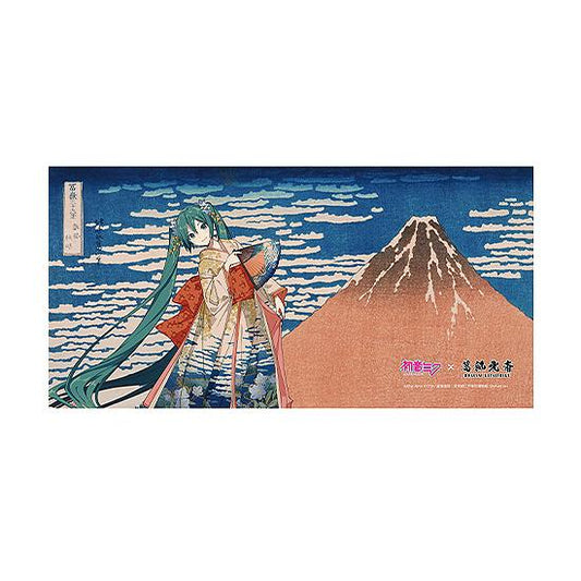 Hokusai Katsushika x Hatsune Miku by iXima Bath Towel Fine Wind, Clear Morning (Rerun)