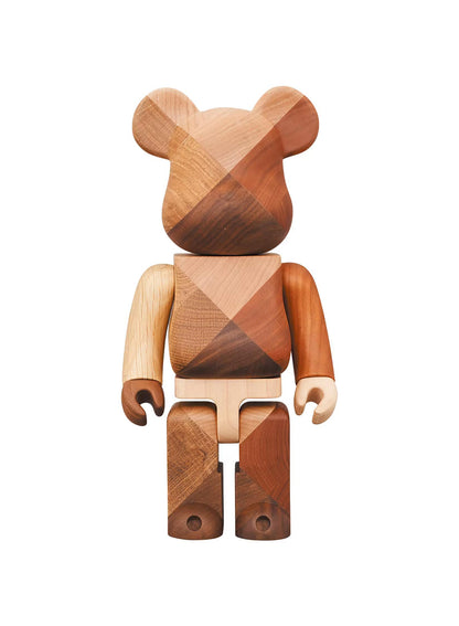 BE@RBRICK Karimoku 1/4 Mixed Wood Species 400% [50% deposit required]