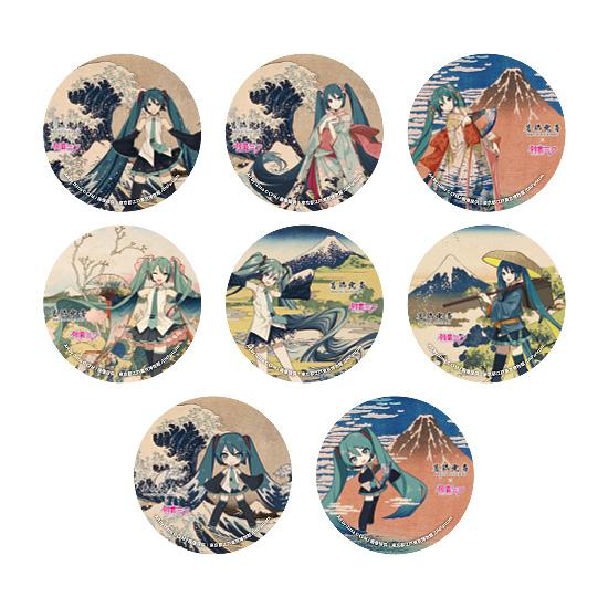 KATSUSHIKA HOKUSAI x HATUNE MIKU Katsushika Hokusai x Hatsune Miku Pinback Button (BOX)