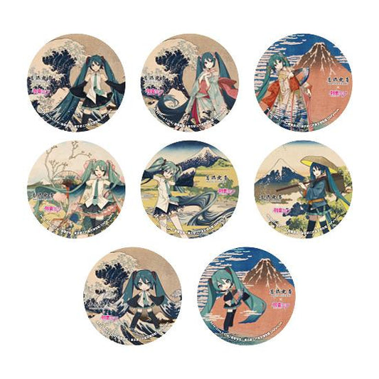 KATSUSHIKA HOKUSAI x HATUNE MIKU Katsushika Hokusai x Hatsune Miku Pinback Button (BOX)