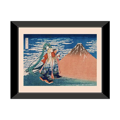 KATSUSHIKA HOKUSAI x HATUNE MIKU Duplicate Key Frames: Thirty-six Views of Mount Fuji Fine Wind, Clear Morning