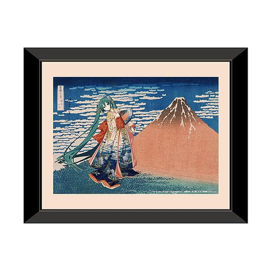 KATSUSHIKA HOKUSAI x HATUNE MIKU Duplicate Key Frames: Thirty-six Views of Mount Fuji Fine Wind, Clear Morning