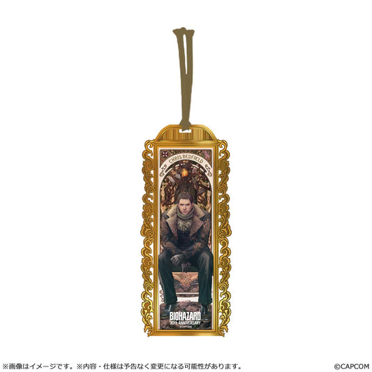 Resident Evil 4 BIOHAZARD 30th Metal Bookmark Chris (Rerun)
