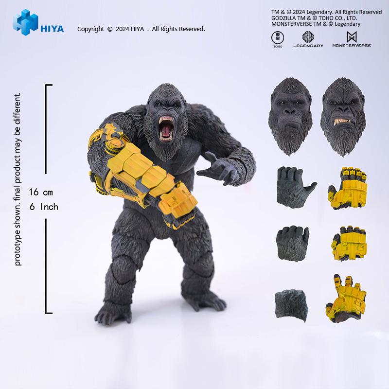 HIYA Exquisite Basic Series None Scale 6 Inch Godzilla x Kong The New Empire Kong B.E.A.S.T. Glove Ver. Action Figure