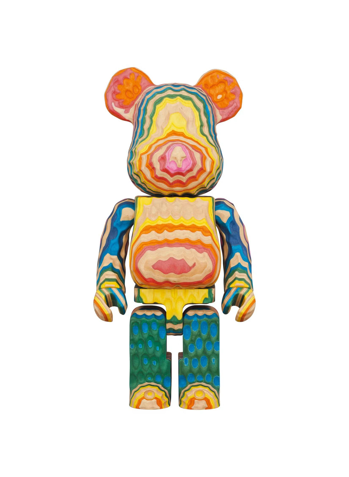 BE@RBRICK Karimoku fragmentdesign HAROSHI VERTICAL 400% carved wooden [50% deposit required]