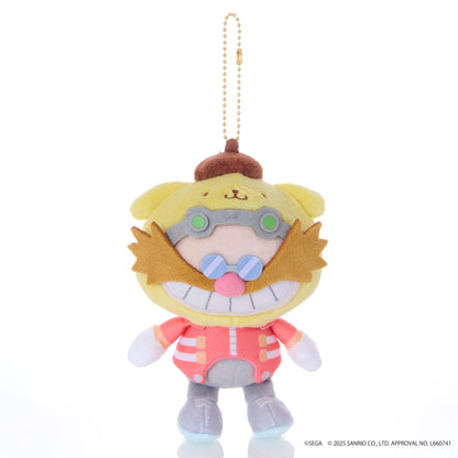 SONIC&FRIENDS Sanrio characters Mascot Dr.Eggman×PompomPurin
