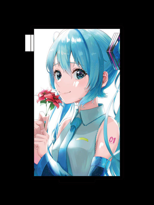 Acrylic Stand piapro - Hatsune Miku Nika◯
