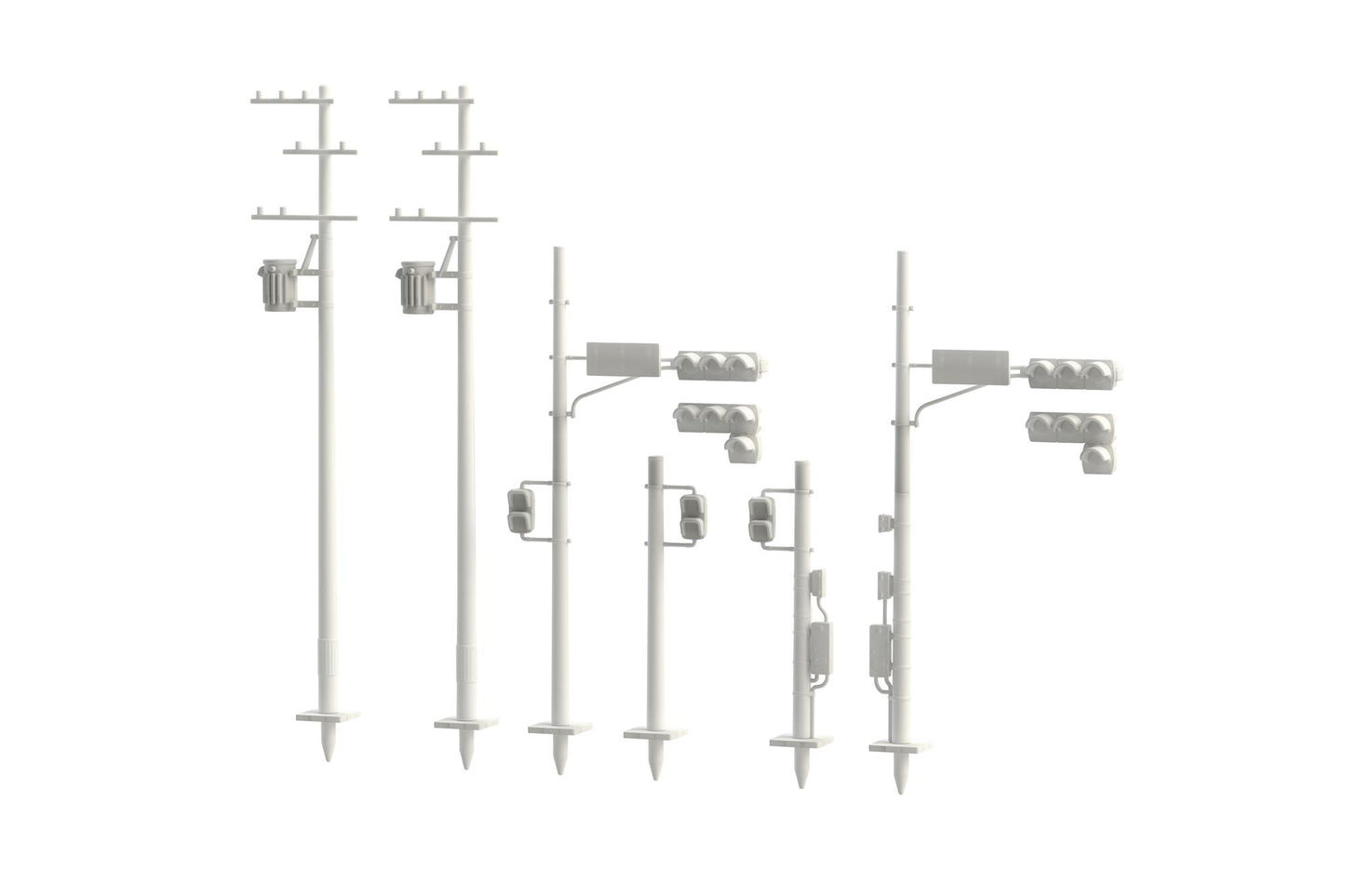(Model Kits) Traffic signal Set
