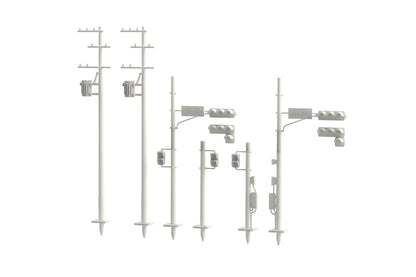(Model Kits) Traffic signal Set