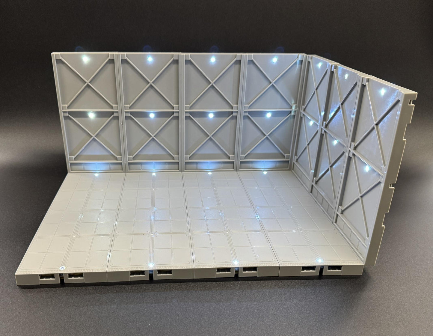 Built-in LED hangar